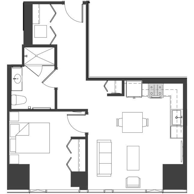 Unit 2811 floor plan