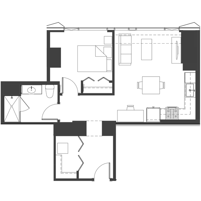 Unit 3505 floor plan