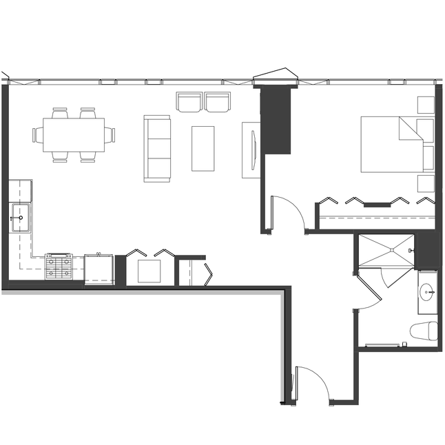 Unit 4204 floor plan