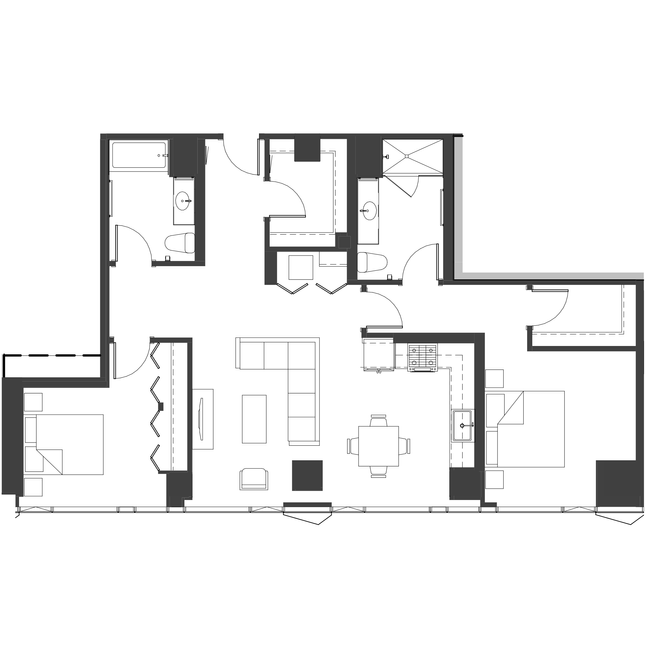 Unit 4708 floor plan