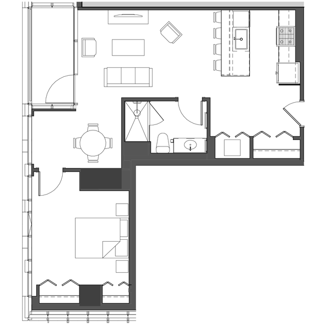 Unit 0616 floor plan