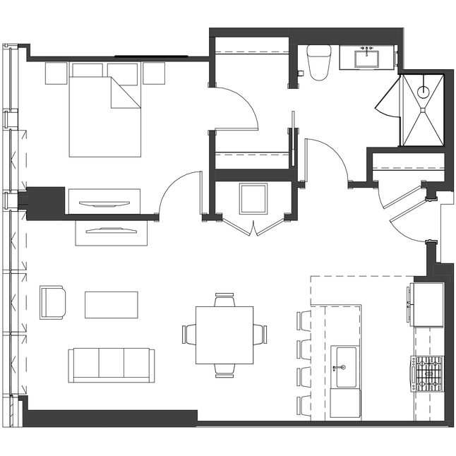 Unit 1306 floor plan