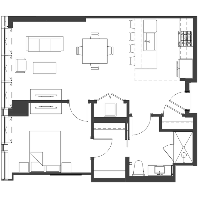 Unit 2607 floor plan