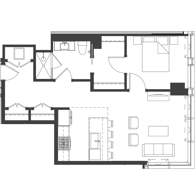 Unit 1502 floor plan