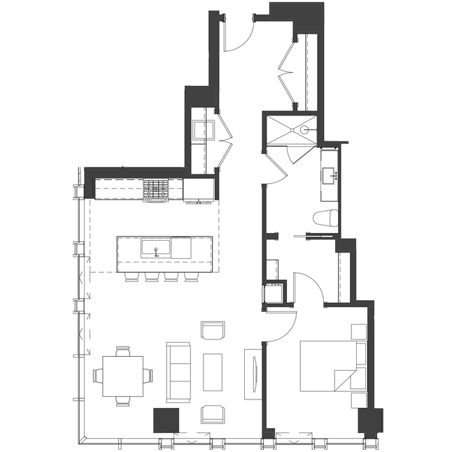 Unit 2404 floor plan