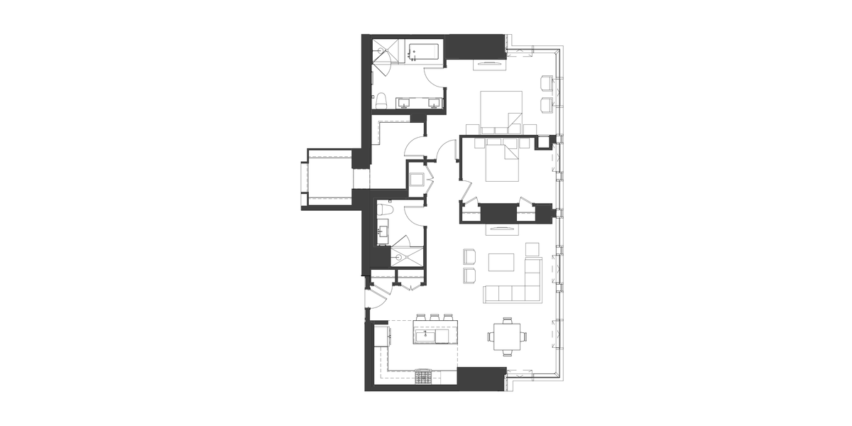 Unit 3101 floor plan