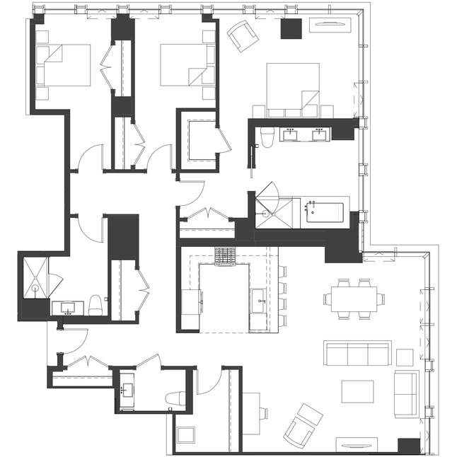 Unit 3906 floor plan